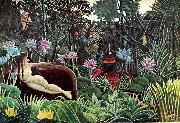 Henri Rousseau Yadwighas drom Sweden oil painting artist